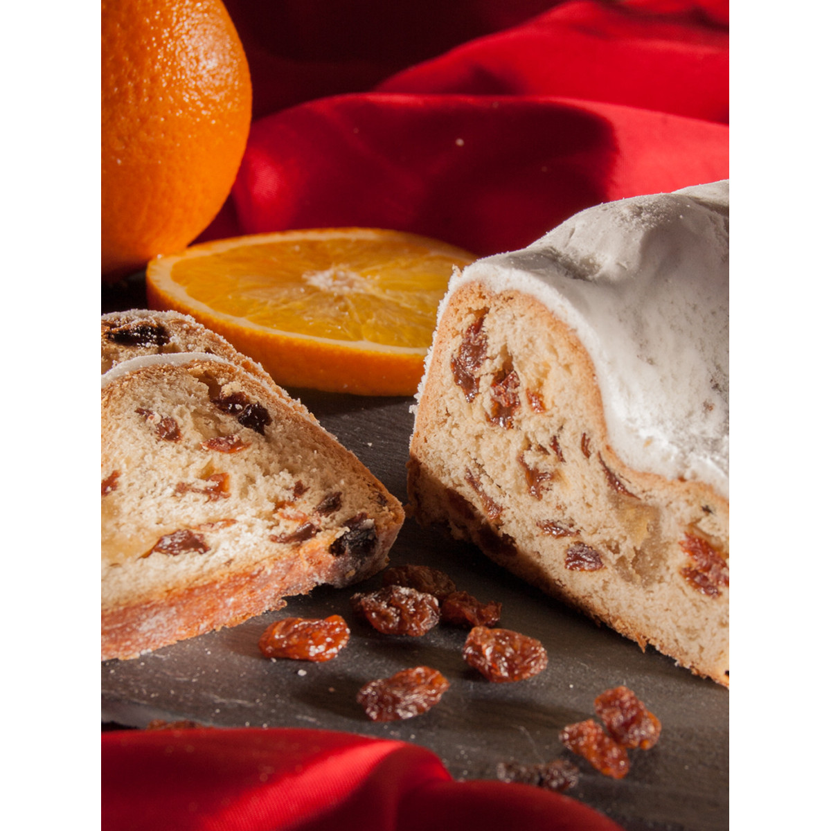 Stollen à l'orange et pâte d’amande 500g
