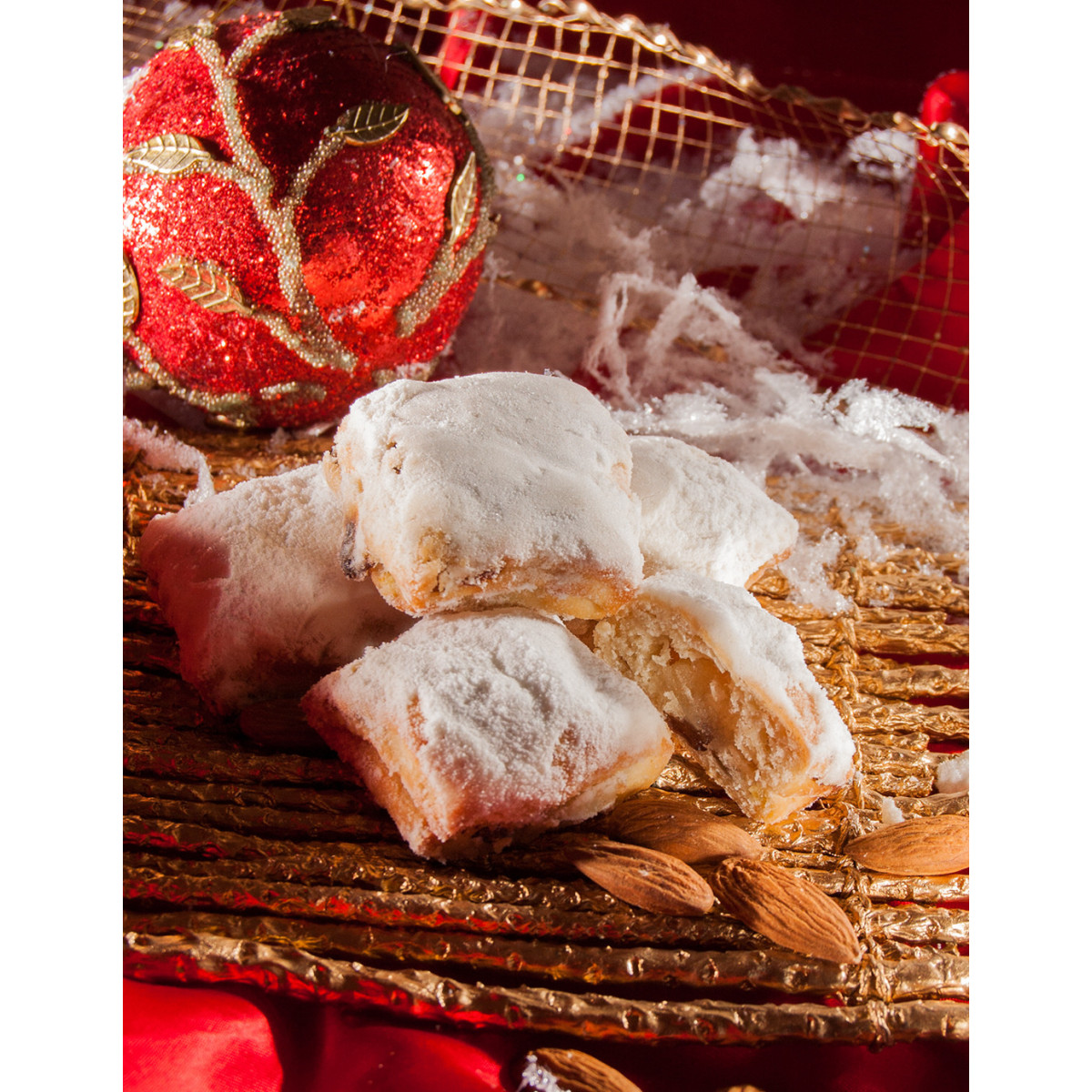 Petits gâteaux de Noël à la pâte d'amande | Minis Stollen 350g