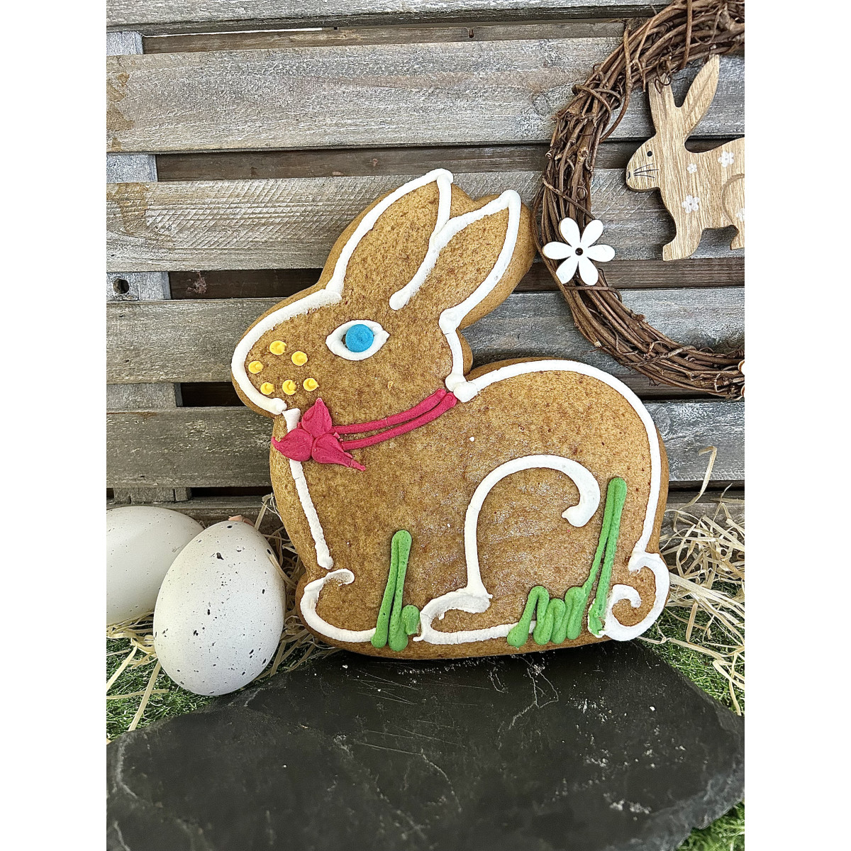 Lapin assis en pain d'épices