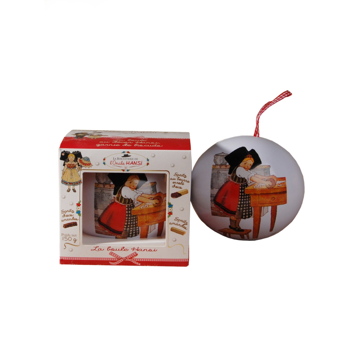 Boule Hansi blanche garnie d'un mélange de spritz 150g