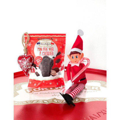 Mini Père Noël en chocolat | Chocolat noir 150g