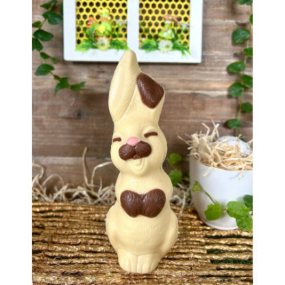Lapin souriant - Chocolat blanc 100g