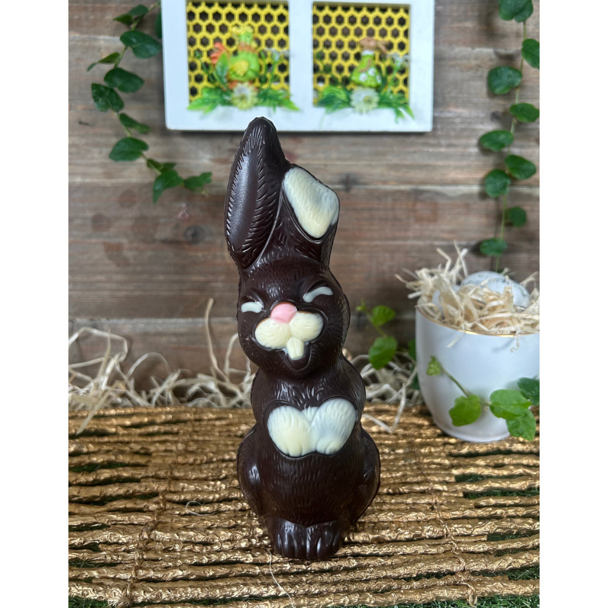 Lapin souriant - Chocolat noir 100g