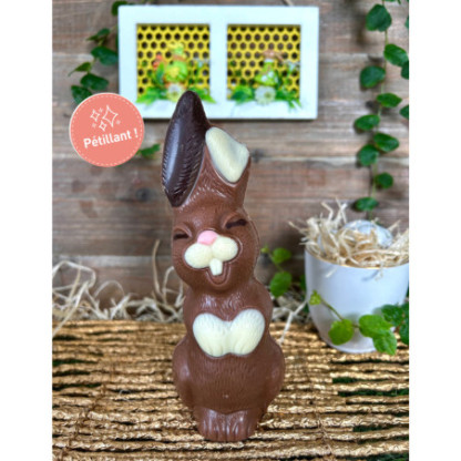 Lapin souriant - Chocolat lait Pétillant 100g