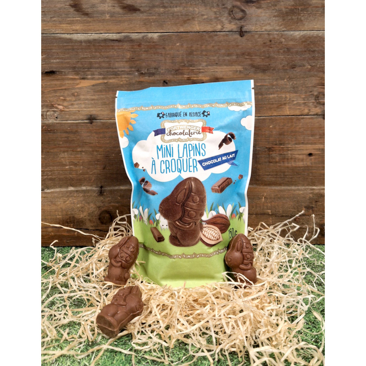 Mini lapin doypack - Chocolat lait 150g