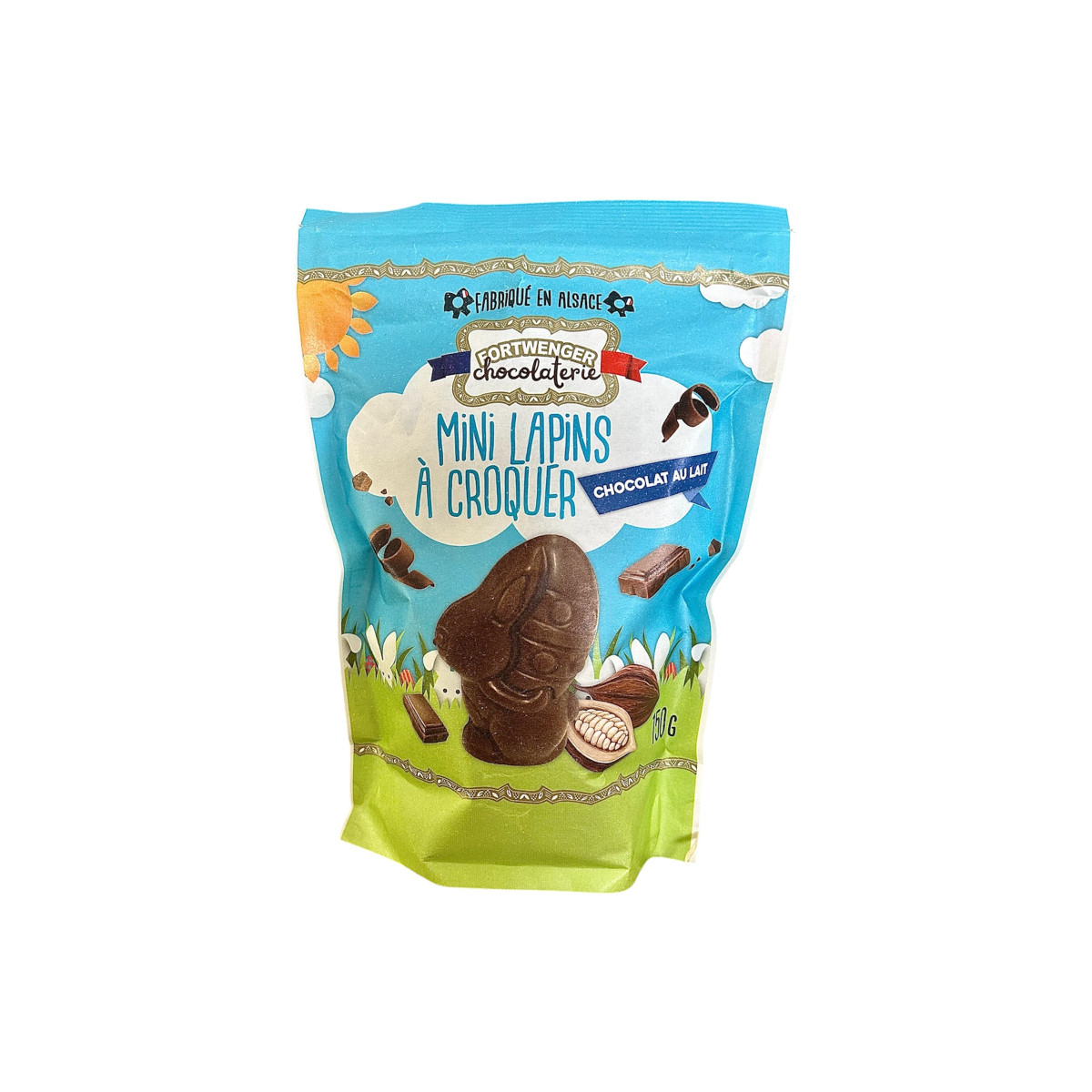Mini lapin doypack - Chocolat lait 150g
