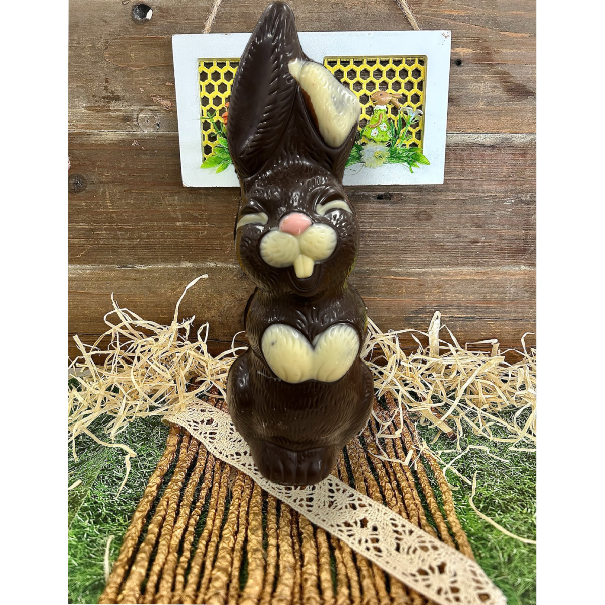 Lapin souriant - Chocolat noir 250g