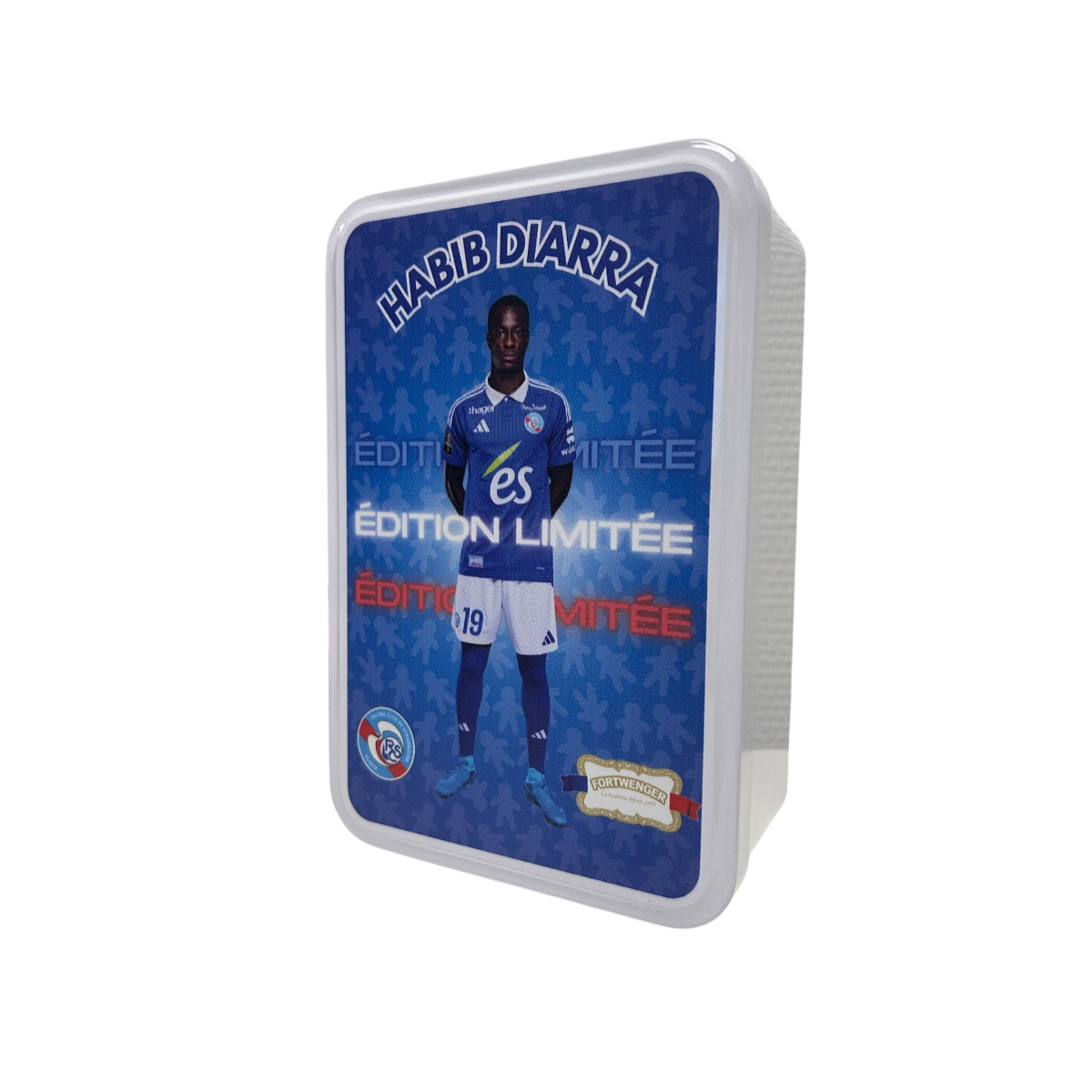 Boite à sucre Joueur RCSA garnie petits gâteaux 300g-DIARRA Habib