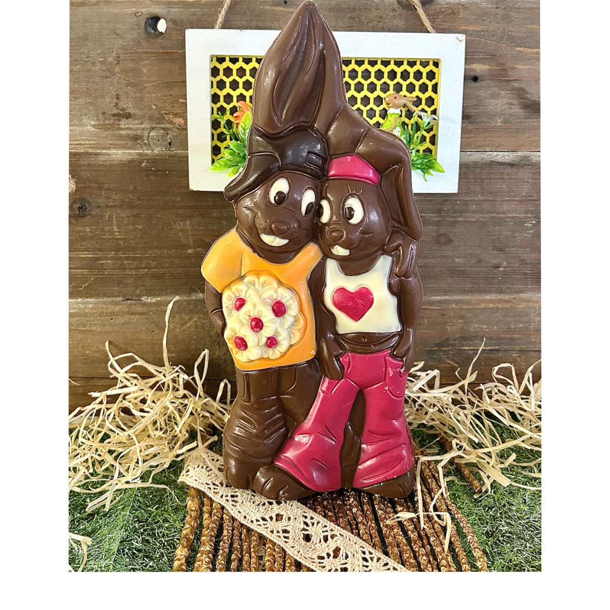 Lapins amoureux - Chocolat lait 225g