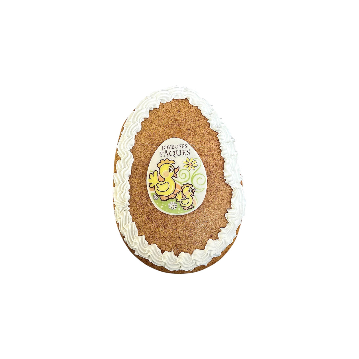 Œuf en pain d'épices décor sucre