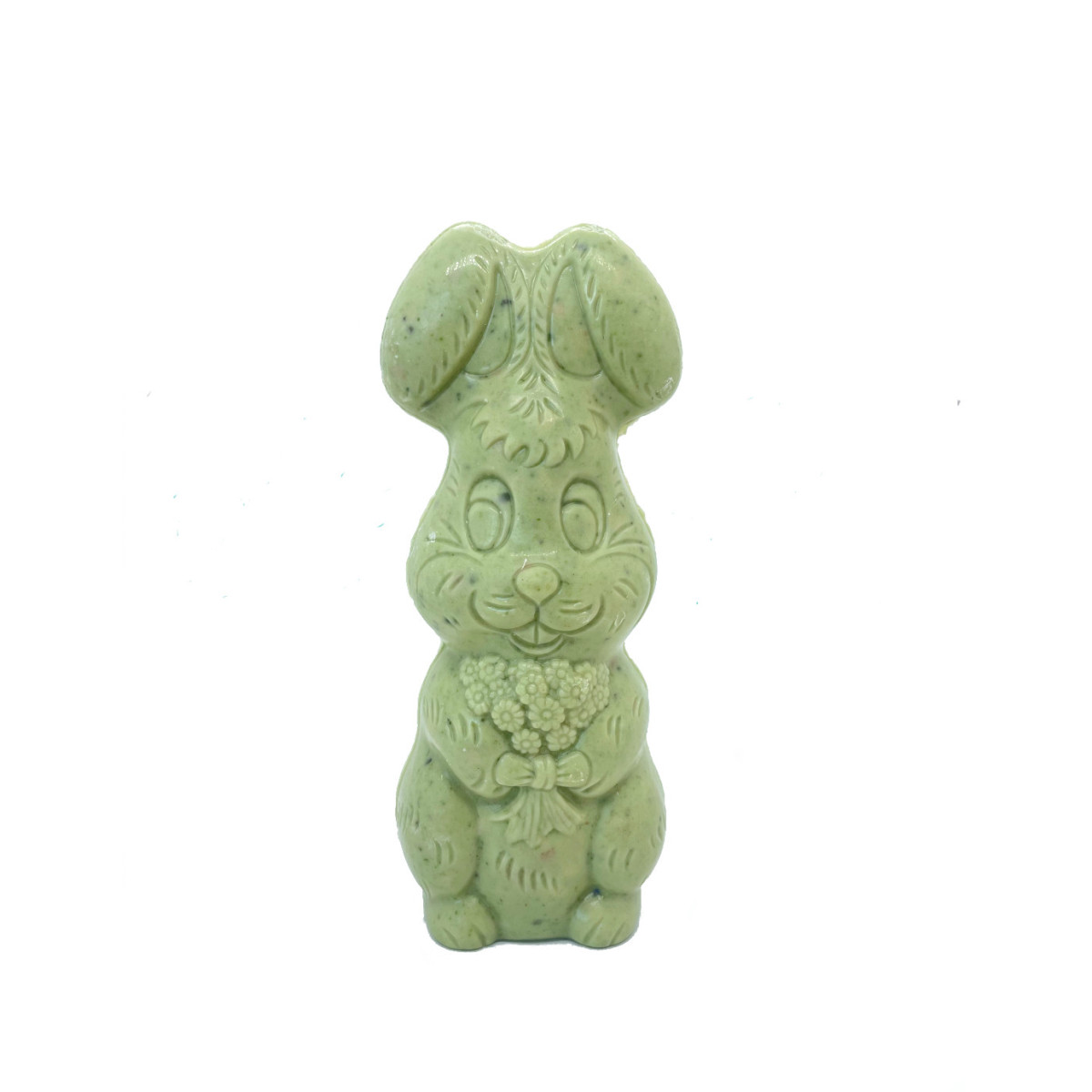 Lapin souriant - Chocolat blanc & pistache 100g - Dubaï Style