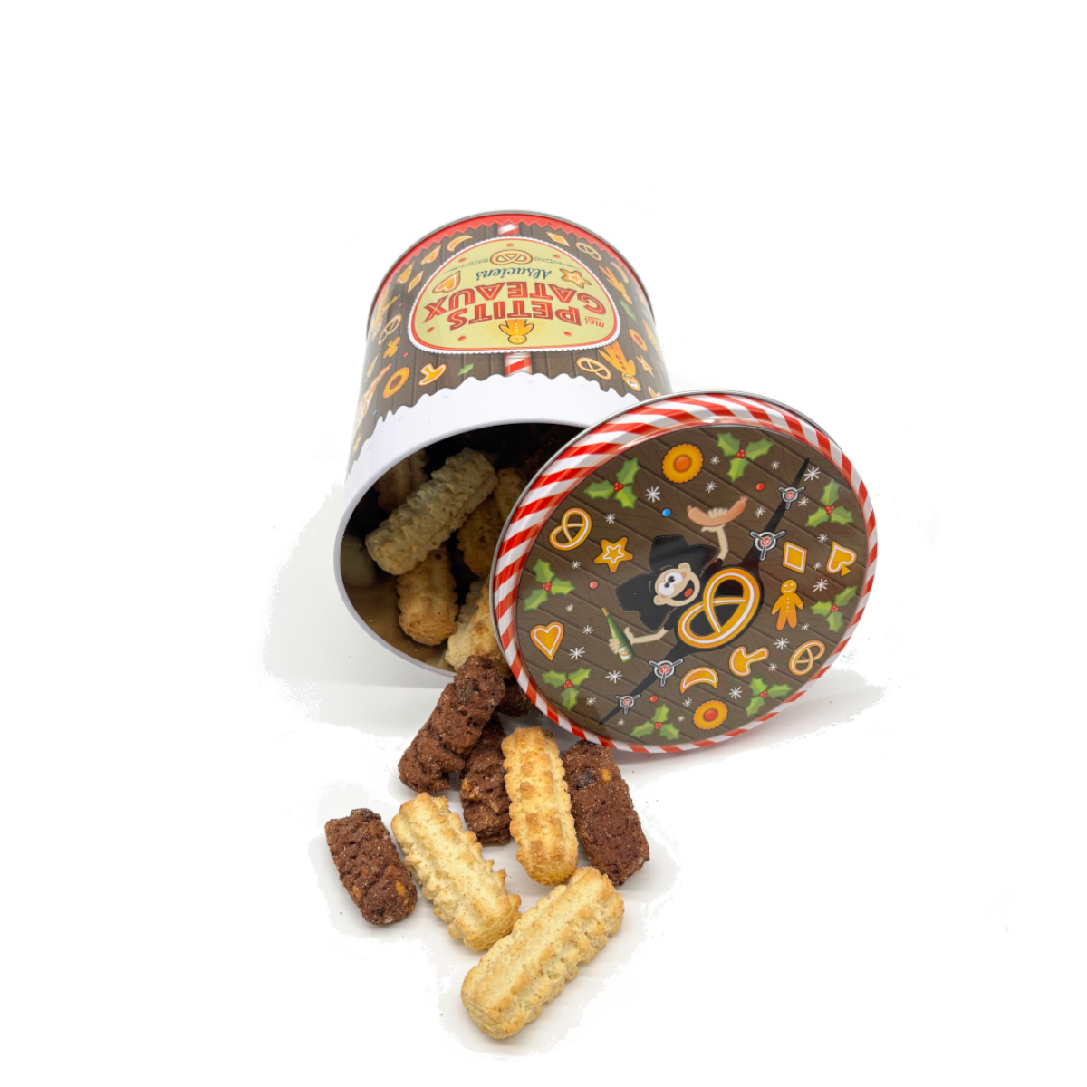 Boite ronde garnie - Bretzel Airlines-GATEAUX