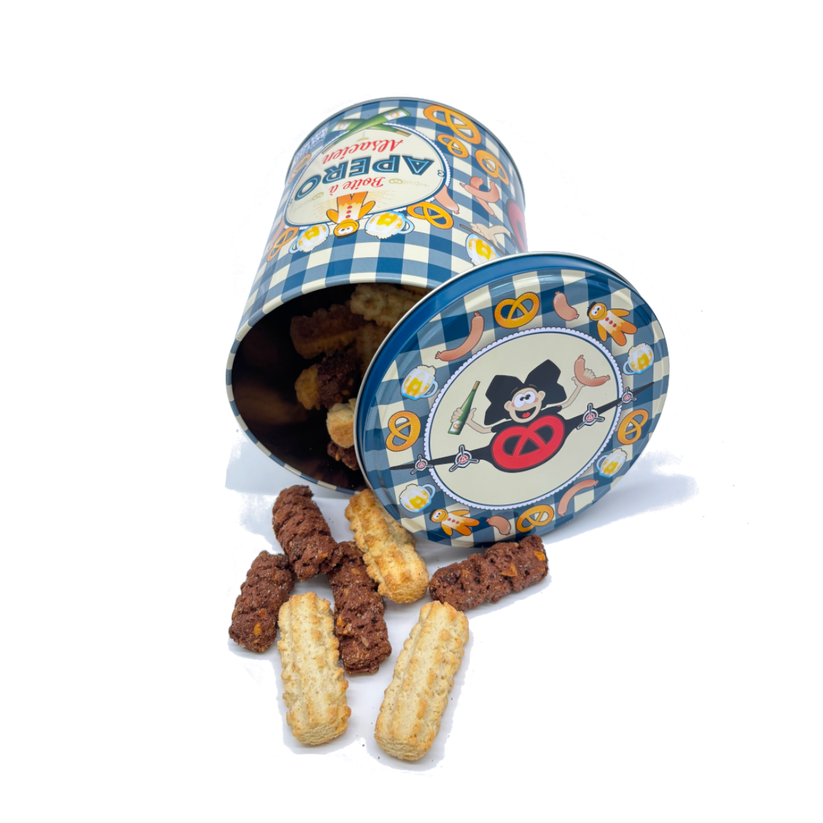 Boite ronde garnie - Bretzel Airlines-APERO