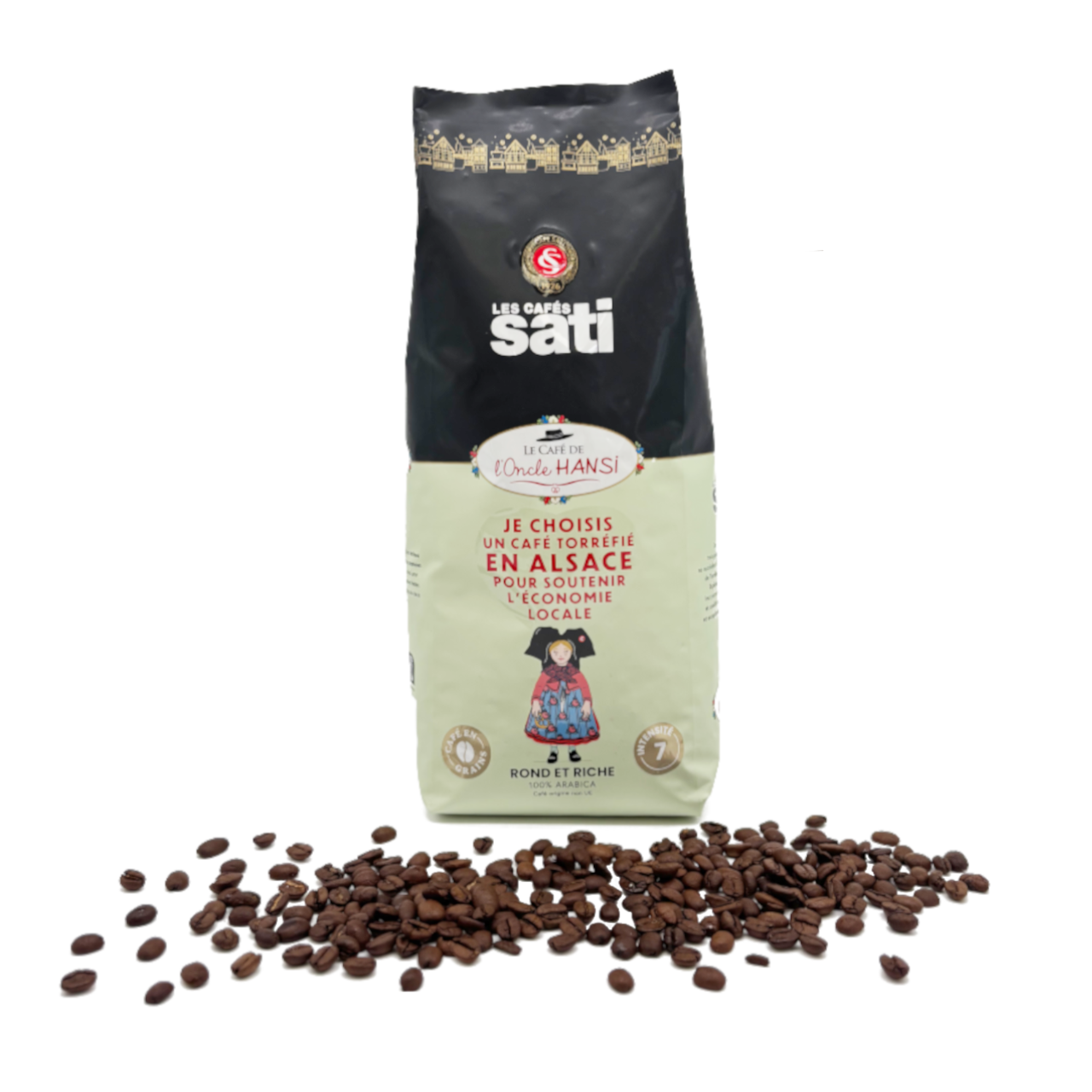 SATI HANSI Rond et Riche en grains (vert) 1kg