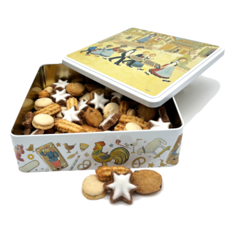 Grande boîte à biscuits décor Hansi