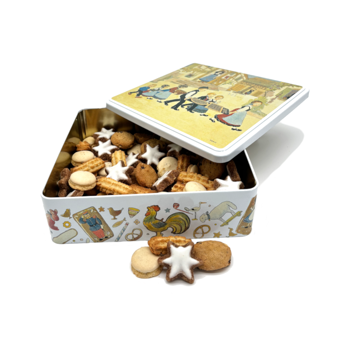 Grande boîte à biscuits décor Hansi | Fortwenger