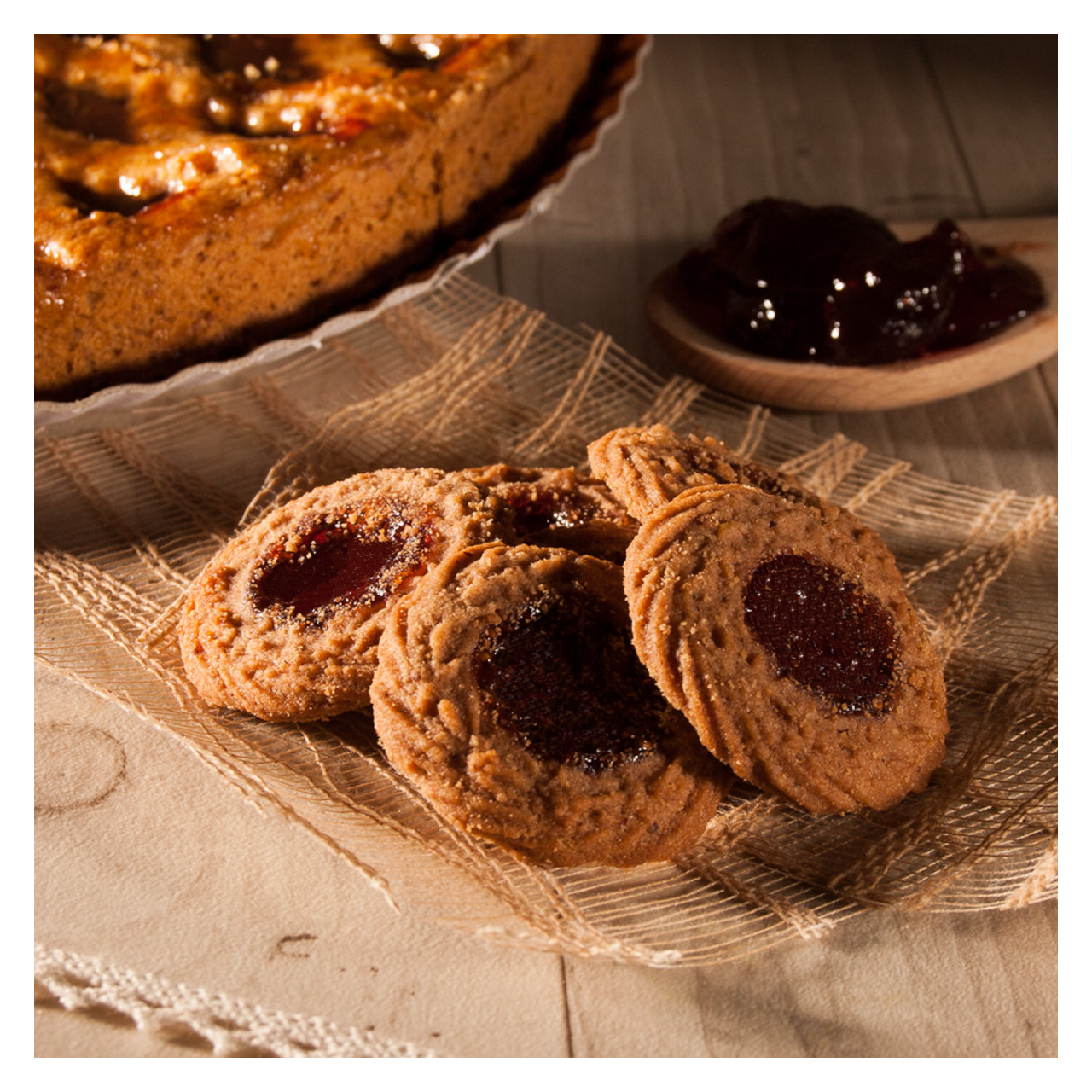 Mini Tartelette de Linz Biscuiterie de l'Oncle Hansi 200g
