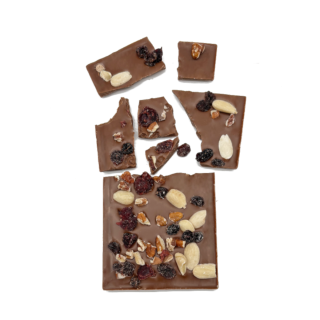 Tablette Mendiant - Chocolat lait 100g
