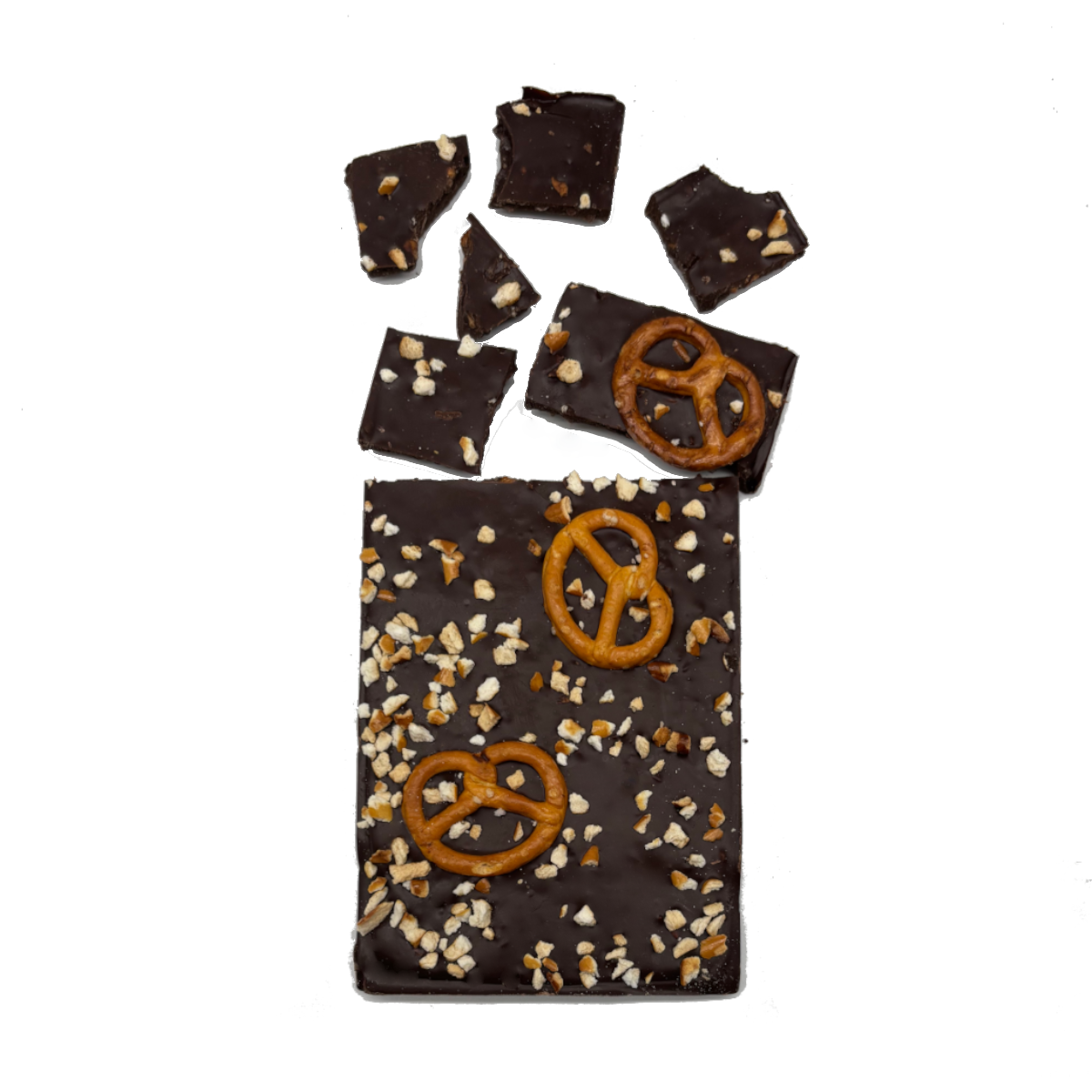 Tablette Bretzel - Chocolat noir 100g
