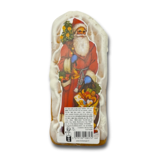 Père Noël en pain d'épices glacé au sucre 75g