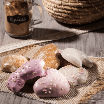 Sachet assortiment de pains d'épices au sucre 250g