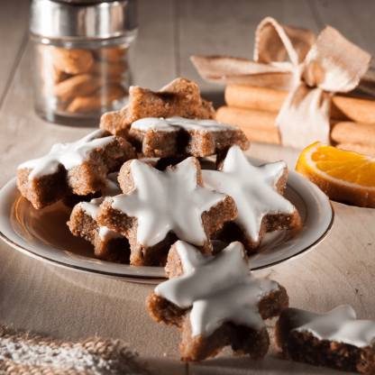 Les étoiles à la cannelle saveur orange 200g