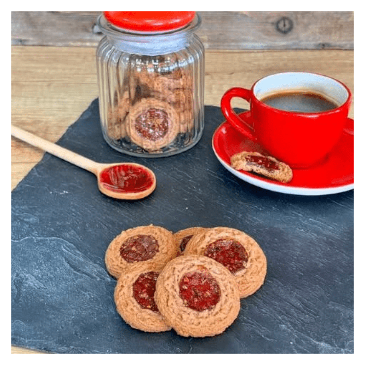 Mini Tartelette de Linz Biscuiterie de l'Oncle Hansi 200g