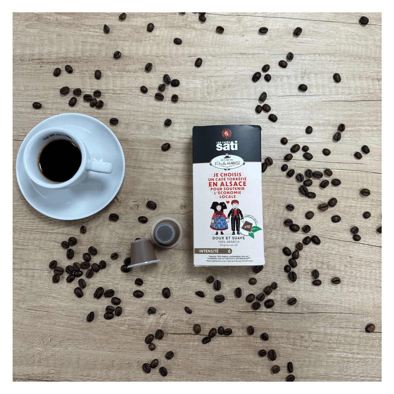 SATI ESPRESSO HANSI capsules x10 55g