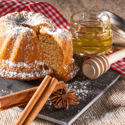 Pain d'épices façon Kougelhopf pur miel 50% dans sa boite cadeau 150g