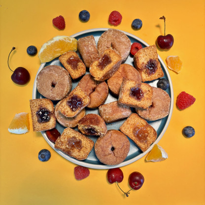 6 Nonnettes au miel fourrées à la cerise 150g 6 Nonnettes au miel fourrées à la cerise 150g