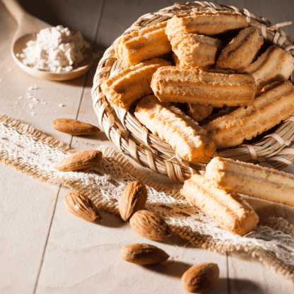 Spritz bredele aux amandes Biscuiterie de l'Oncle Hansi 200g