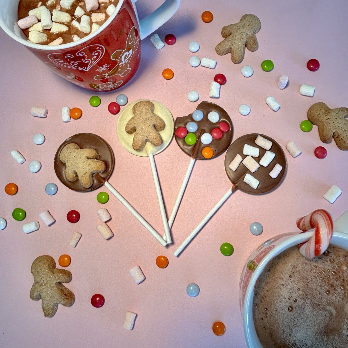 Sucette Confettis - Chocolat lait 17g