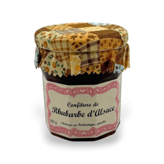 Confiture à la rhubarbe