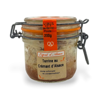 Terrine au crémant d'Alsace 200g