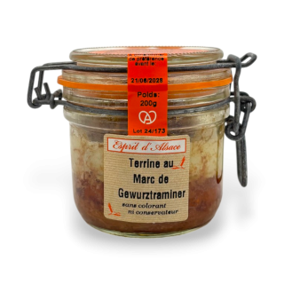 Terrine au Marc de Gewurztraminer 200g