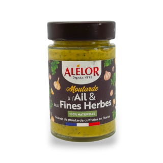 Moutarde à l'ail & aux fines herbes 200g