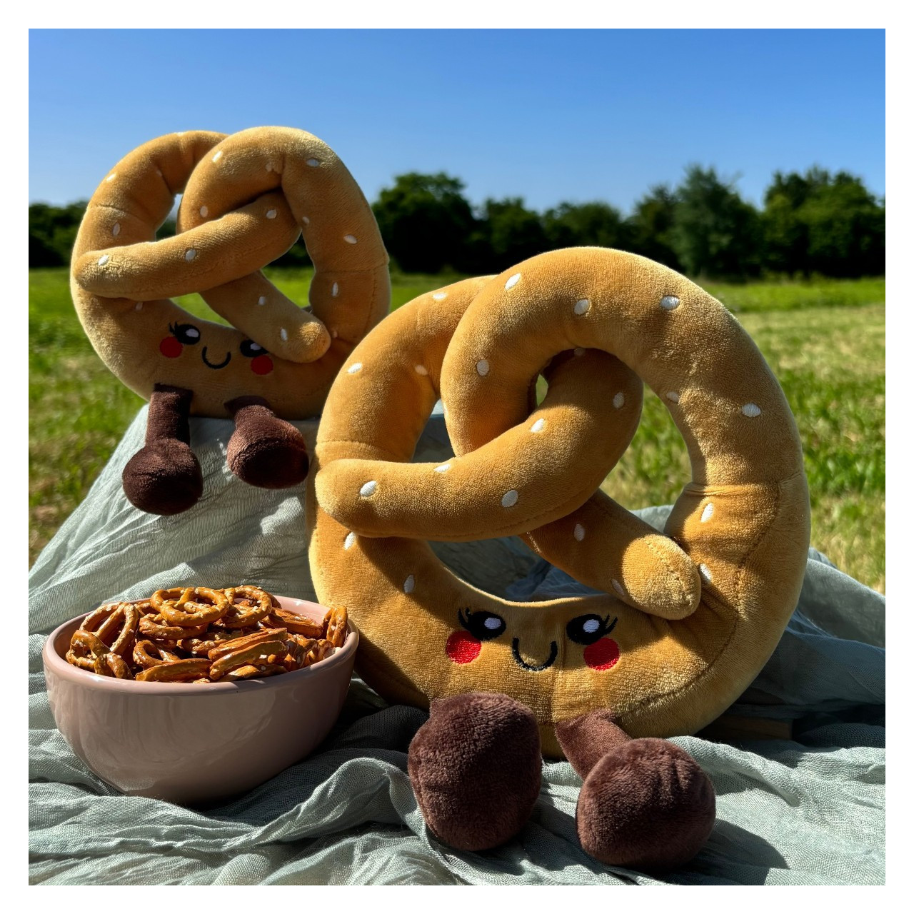 Peluche Bretzel 28cm