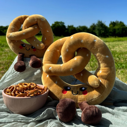 Peluche Bretzel 18cm