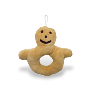 Hochet peluche Mannele 14 cm