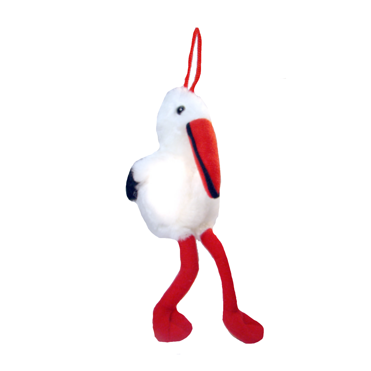 Porte Clé Cigogne en peluche