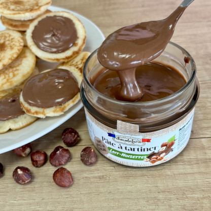 Pâte à tartiner Lait et noisette 250g