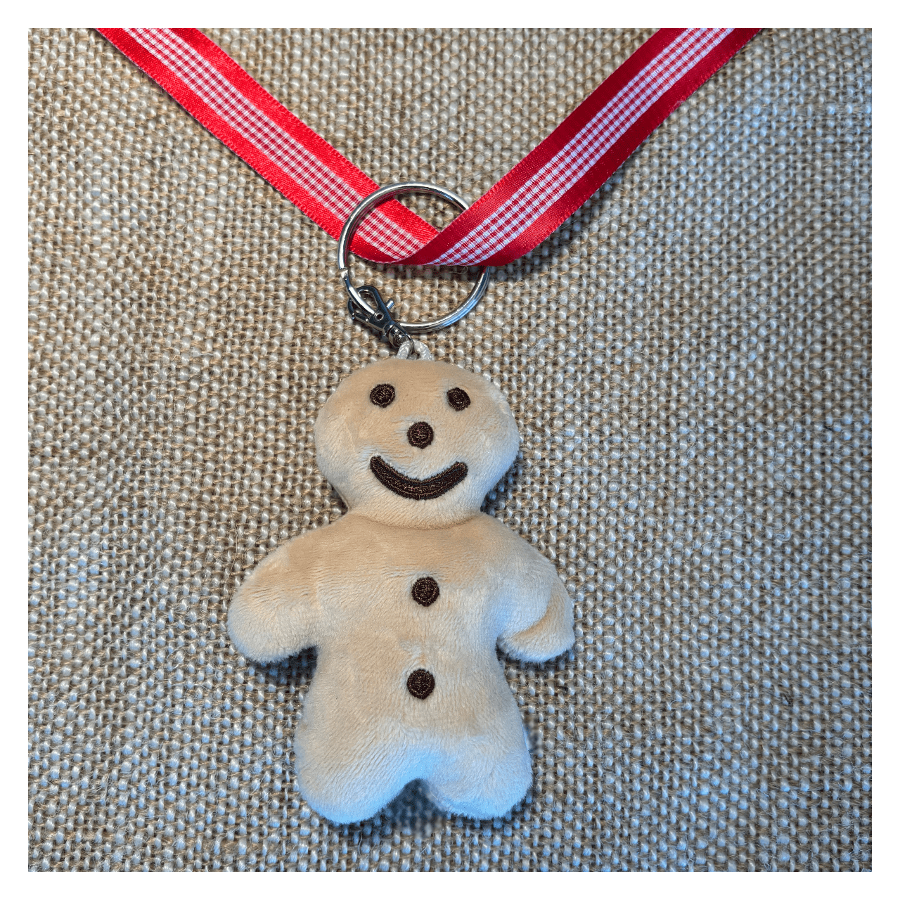 Porte clés peluche mannele 10 cm