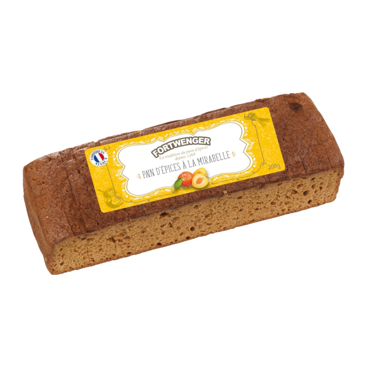 Pain d'épices à la mirabelle 200g