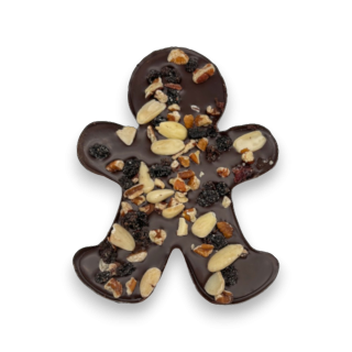 Mannele tablette Mendiant - Chocolat noir 80g