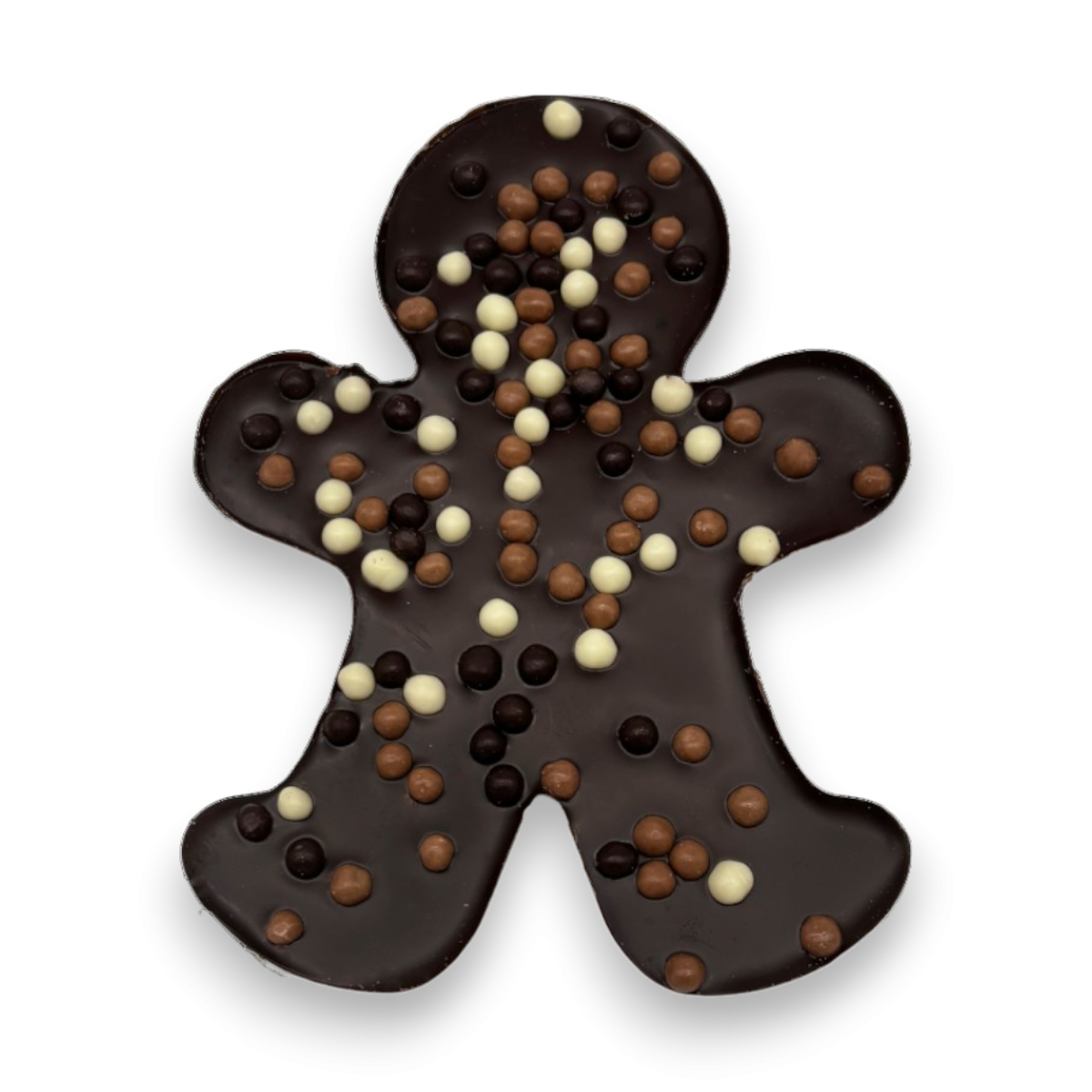 Mannele tablette Perles 13 cm - Chocolat noir 80g