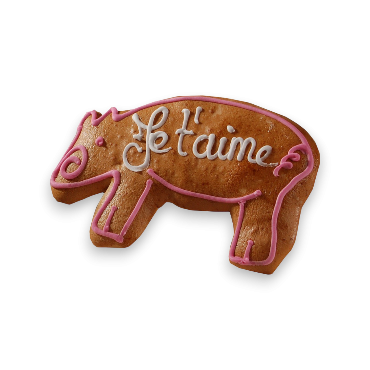 Pain d'épices d'Alsace forme "Petit cochon"