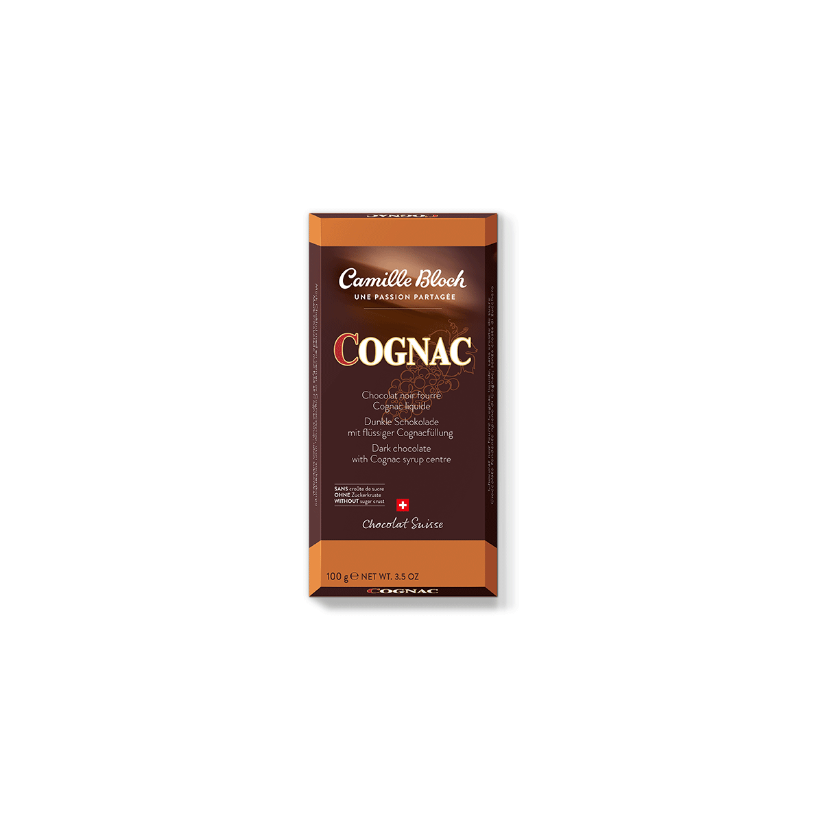 Tablette Cognac Noir 100g