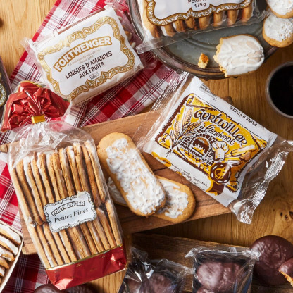 Langues d'amandes aux fruits 130g