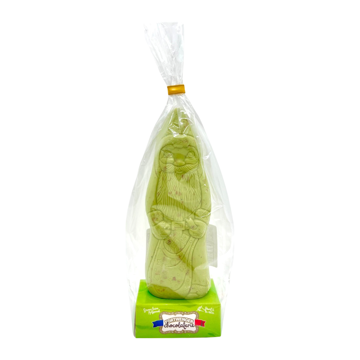 Père Noël Dubaï Style - Chocolat blanc & pistache 100g