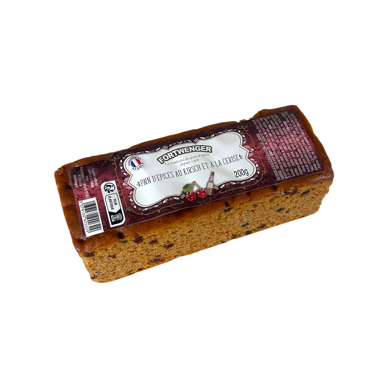 Pain d'épices à la cerise et kirsch - 200g